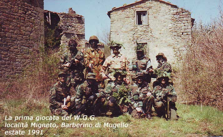 Prima uscita del War Games Group Prato nel 1991